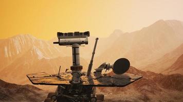 Opportunity Mars exploring the surface of red planet photo