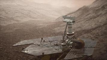 Opportunity Mars exploring the surface of red planet photo