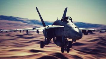 american military plane over the desert photo