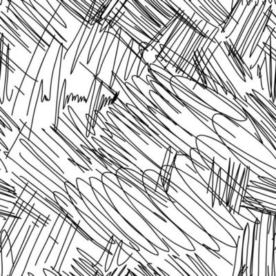 Abstract scribble seamless pattern. Intersecting random lines backdrop.