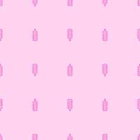Cosmetic bottle seamless pattern. Background for spa. vector