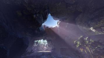 Sun Light inside Mysterious Cave video