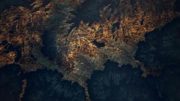 top erial view of the red rock canyon video