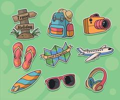 Travel Holiday Element Concept vector