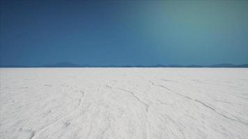 Amazing natural scenery of Salt Flats video