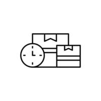 on time product delivery icon vector