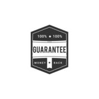 100 percent money back guaranteed badge, money back guarantee sign
