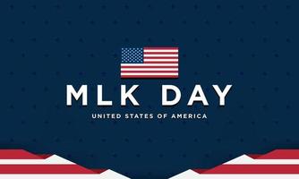 MLK Day Background Design. Banner, Poster, Greeting Card. vector
