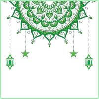 Islamic mandala card post for social media
