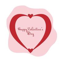 Illustration vector design of valentine's day background