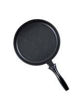 Frying pan isolated on white photo