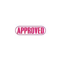approved, stamp,colorful approved sign vector