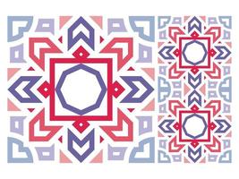 Seamless Pattern Colorful Geometric Abstract Shape Free Vector