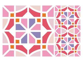 Modern Seamless Pattern Colorful Design Tile Motif Free Vector
