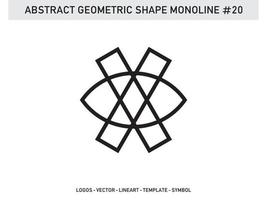 Ornament Monoline Geometric Element Symbol Tile Free vector