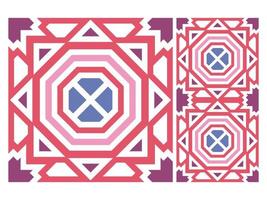 Seamless Pattern Colorful Geometric Abstract Shape Free Vector