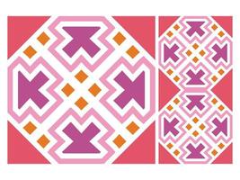 Modern Seamless Pattern Colorful Design Tile Motif Free Vector