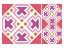 Modern Seamless Pattern Colorful Design Tile Motif Free Vector