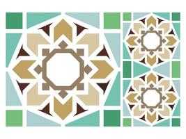 Seamless Pattern Colorful Geometric Abstract Shape Free Vector