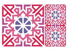 Seamless Pattern Colorful Geometric Abstract Shape Free Vector