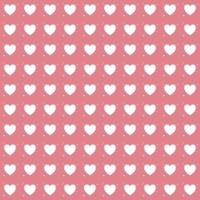 Seamless pattern background, white heart on pink background. vector