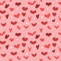 heart seamless pattern background. valentine day concept vector