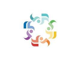 Abstract Logo Template Colorful Design Vector Free