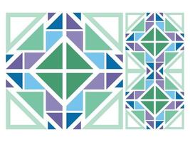 Seamless Pattern Colorful Geometric Abstract Shape Free Vector