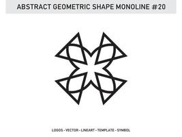 Ornament Monoline Geometric Element Symbol Tile Free vector