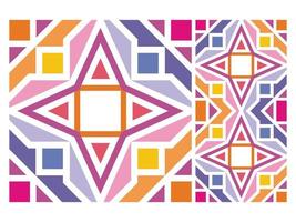 Seamless Pattern Colorful Geometric Abstract Shape Free Vector