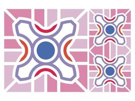 Modern Seamless Pattern Colorful Design Tile Motif Free Vector