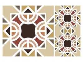 Seamless Pattern Colorful Geometric Abstract Shape Free Vector
