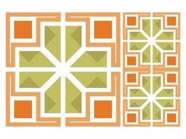 Seamless Pattern Colorful Geometric Abstract Shape Free Vector