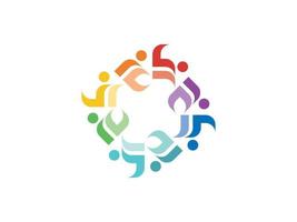 Abstract Logo Template Colorful Design Vector Free