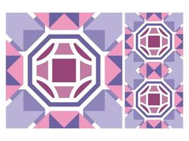 Seamless Pattern Colorful Geometric Abstract Shape Free Vector