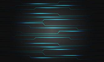 Abstract blue circuit line technology on grey design modern futuristic background vector