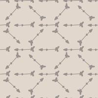 Cute seamless pattern with circullary motion arrows. Lilac elements and purple background. vector