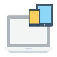 Responsive Devices Concepts vector