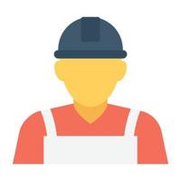 Trendy Worker Concepts vector