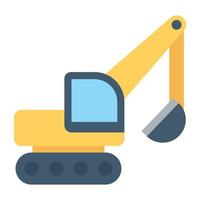 Trendy Excavator Concepts vector