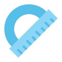 Trendy Protractor Concepts vector