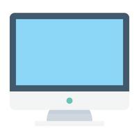 conceptos de monitor de moda vector