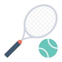 conceptos de bate de tenis vector