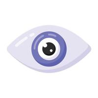 An icon design of eye, editable vector