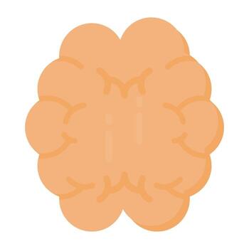 A unique design icon of brain, editable vector