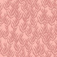 Jungle plants leaves seamless pattern in vintage style. Retro tropical leaf wallpaper vector