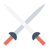 Trendy Swords Concepts vector