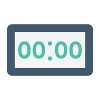 Trendy Timer Concepts vector