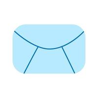 Email icon. Mail symbol flat vector graphic illustration