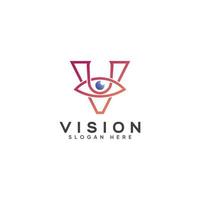 Vision Vector Logo  Letter V Logo Vector.